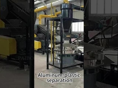 Separación de aluminio y plástico